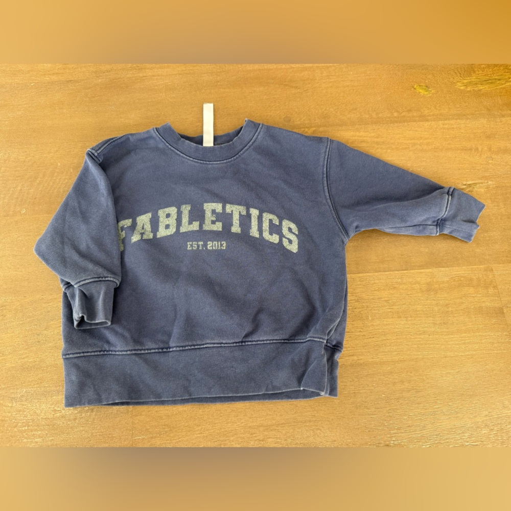 Fabletics Kids Navy Blue Sweatshirt